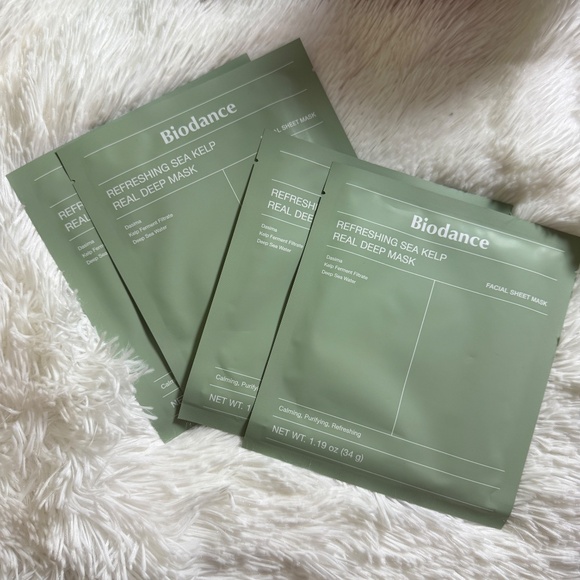 Biodance Refreshing Sea Kelp Real Deep Mask 4 Pack - Picture 2 of 6